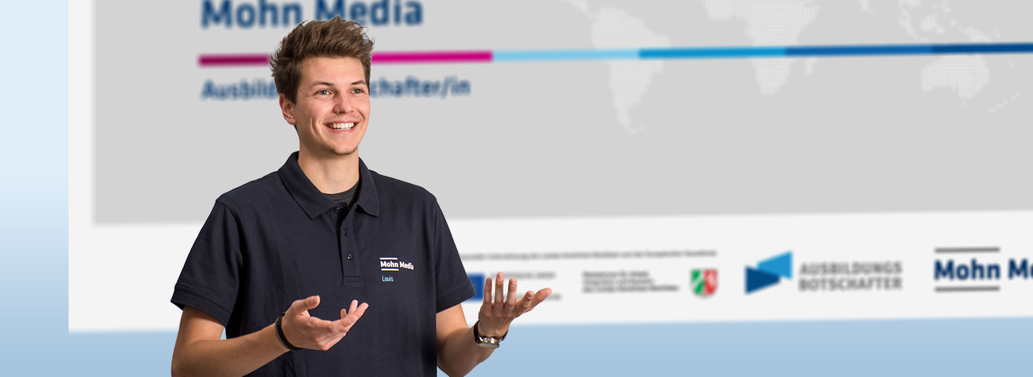 Die frohen Botschafter/innen